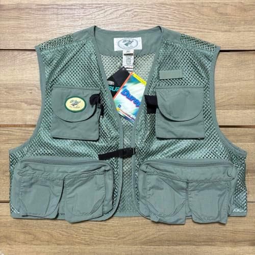 エルエルビーン 90s フィッシングベスト カーキ M デッドストック 希少 10S スポーツ＆アウトドア 90s フィッシングベスト カーキ M デッド